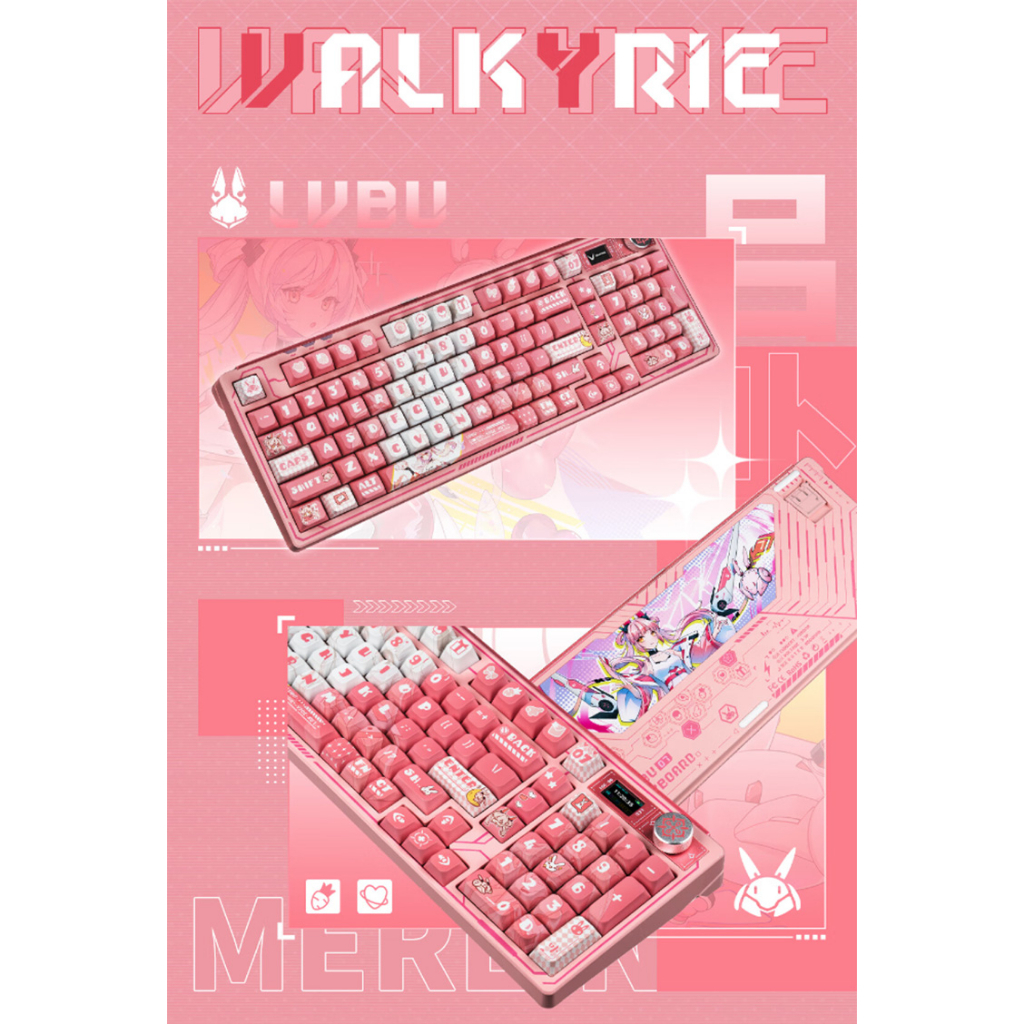 Bàn Phím Cơ Fullsize WIBU Valkyrie VK99 tích hợp núm và màn hình | BigBuy360 - bigbuy360.vn