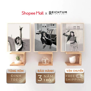 Tranh treo tường SET3 của REICHTUM - Canvas/ Decor phòng ngủ/ Nhà/ Tráng gương/ Chất vải bền bỉ