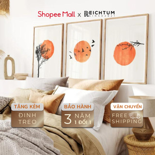 Tranh treo tường SET3 của REICHTUM - Decor phòng ngủ/ Canvas/ Nhà/ Tráng gương/ Chất vải bền bỉ