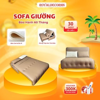 (SIÊU RẺ) Sofa Giường Tự Động Thông Minh ROYALDECOR, Giường Sofa Điện Thông Minh, Điều Khiển Tự Động