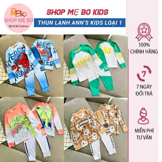 Bộ mặc nhà cho bé trai 3d thun lạnh dài tay size đại