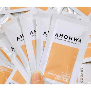[ SAMPLE AHOHAW ] Mặt Nạ Ủ Trắng Dạng Kem AHOHAW Tone-Up Brightening Cream Mask 20g