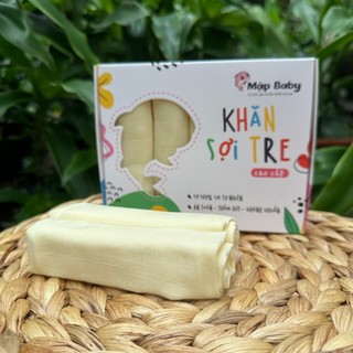 Sét 5 khăn sữa 2 lớp sợi tre cao cấp (28x30)) Siêu mềm mịn kháng khuẩn - vải dày dặn
