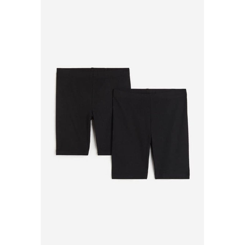 [HM aut] quần legging đùi đen tách set