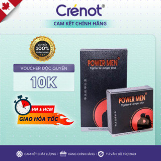 Bao cao su size nhỏ Power Men bcs 49mm có gai ôm sát siêu kéo dài thời gian tăng khoái cảm chống xuất tinh sớm