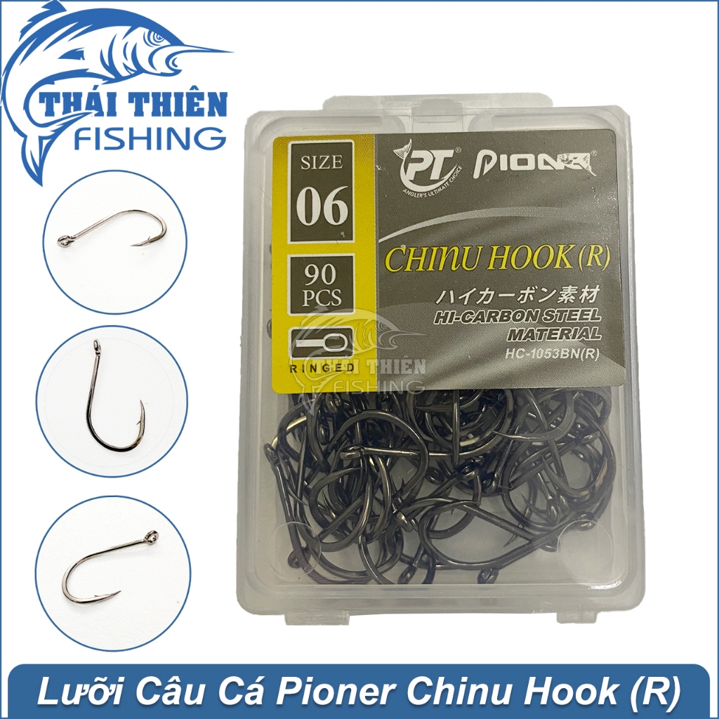 Lưỡi câu cá Pioneer Chinu Hook (R)