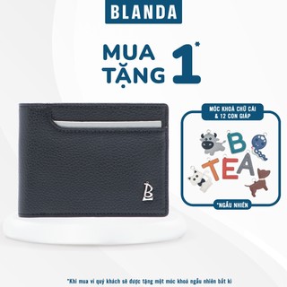 Ví ngang nam phối màu chất liệu da bò cao cấp blanda 7vndp48
