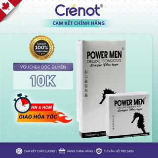 Bao cao su gân gai Power Men Longer Plus kéo dài thời gian chống xuất tinh sớm tăng khoái cảm bcs co gan gai chính hãng