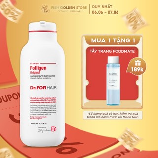 Dầu Gội Đầu Hỗ Trợ Mọc Tóc Ngăn Rụng Giúp Phồng Tóc Cho Mọi Loại Da Đầu Dr.FORHAIR Original 300ml