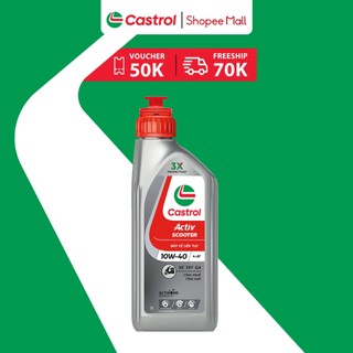Dầu nhớt xe tay ga Castrol ACTIV SCOOTER 10W-40 4-AT 1L