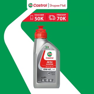 Dầu nhớt xe tay ga Castrol ACTIV SCOOTER 10W-40 4-AT 0.8L