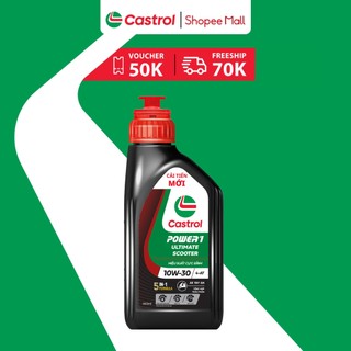 Dầu nhớt xe tay ga Castrol POWER1 ULTIMATE SCOOTER 10W-30 0.8L