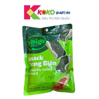 Snack rong biển vị truyển thống Bibigo gói 25g