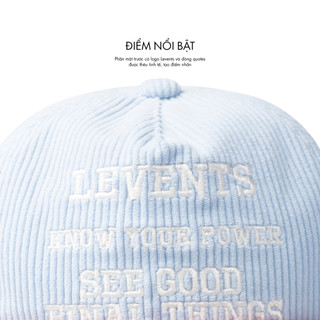 Nón Snapback Levents Final Things/ Blue Caps Chất Nhung Tăm Unisex