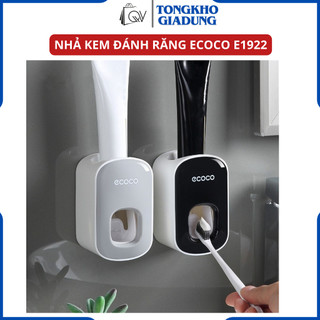 Nhả kem đánh răng tự động thông minh E1922 tặng kèm miếng dính tường