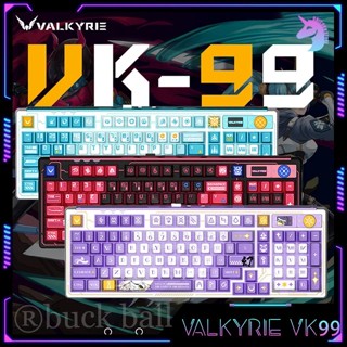 Bàn Phím Cơ Fullsize WIBU Valkyrie VK99 tích hợp núm và màn hình