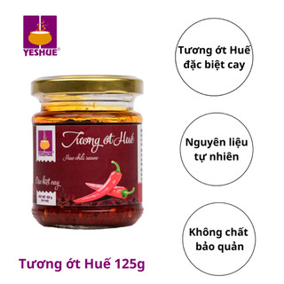 Yeshue - tương ớt huế siêu cay 125g - satế ớt tiện dụng cho mọi căn bếp hiện đại