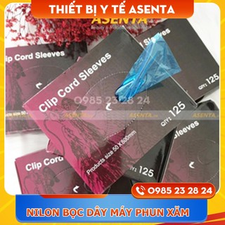Nilon bọc dây máy phun xăm cao cấp (Hộp 125 cái)