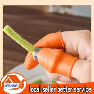 Chọn thức ăn găng tay ngón tay bao gồm ngón tay bảo vệ ngón tay bao gồm ngón tay cái bóc tỏi bấm ngón tay cái