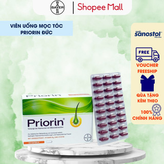 Viên uống mọc tóc Priorin Đức giúp kích thích mọc tóc, cải thiện tình trạng tóc yếu, tóc mọc chậm