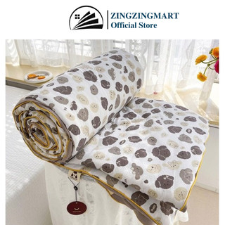 Chăn Hè Cotton Xơ Đũi Đậu Nành Hàn Quốc Kích Thước 2mx2m3 Mền Hè Đũi Cotton Chất Liệu Mềm Mại Thoáng Mát, Siêu Mát Lạnh