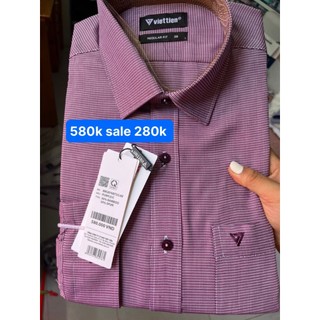 Áo Sơ mi dài tay 580k sale 280k Form regularfit