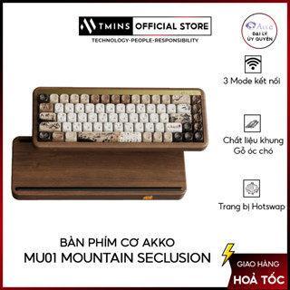 Bàn phím cơ AKKO MU01 Mountain Seclusion (Hotswap,RGB / Multi-Modes/ Switch V3 Piano Pro)