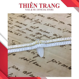 Dây đá cao cấp trang trí móng - sợi dây đá đính móng siêu sáng - dây đá bản to gắn móng cực xinh