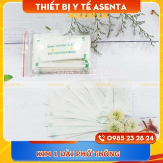 Kim 1 dài phổ thông - Kim phun xăm 1 kim - Bịch 100 cái