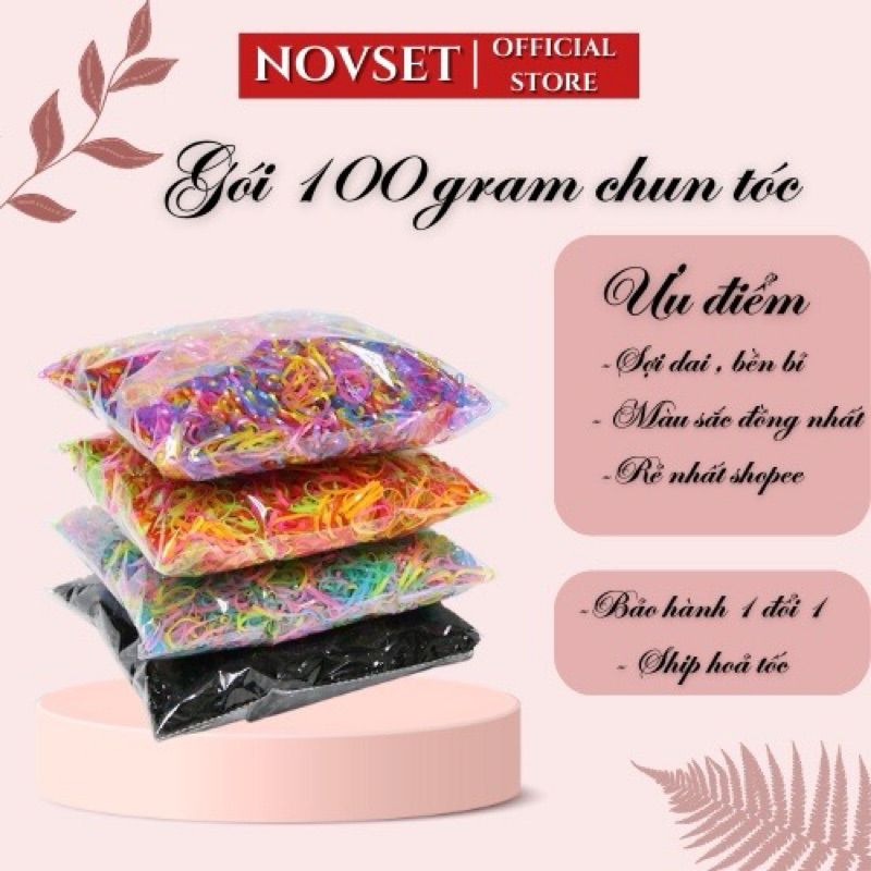 Gói 100gr dây nịt buộc tóc