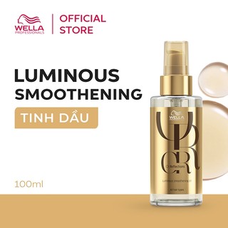 Tinh dầu dưỡng tóc mềm mượt và sáng bóng tức thì Wella Oil Reflections Luminous Smoothing Oil 100ml