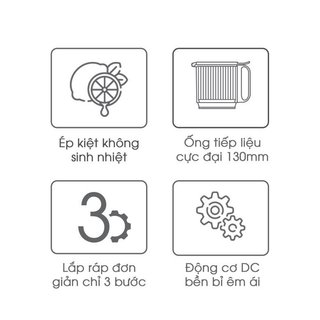 Máy ép chậm KALITE KSJ868