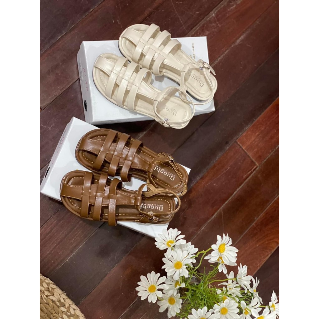 GIÀY SANDAL RỌ ĐẾ 2P CÓ 3 MÀU ( CHUẨN SIZE)