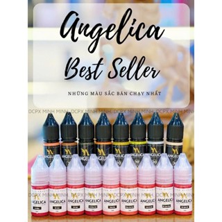 Mực Angelica Tem Trắng Bong Đậm Phun Xăm Mày, Môi, Mí
