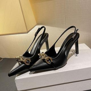 GIÀY CAO GÓT MŨI NHỌN 9P KHÓA XÍCH SANG XỊN MỊN - D82