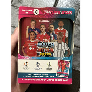 1 hộp thẻ cầu thủ match attax extra mini tin 22/23 #3