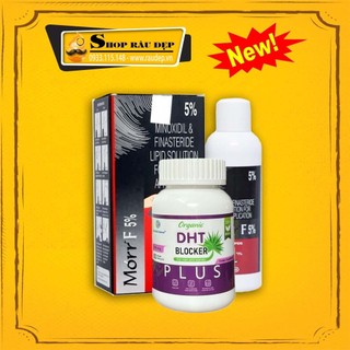  Combo - Hỗ Trợ Mọc Tóc Nhanh  Morr F5 + Viên DHT Organic Plus Nâng Cao