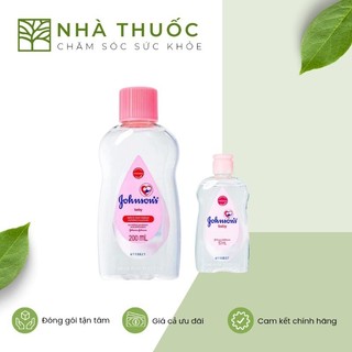 [Chính Hãng] Dầu dưỡng ẩm em bé Johnson's oil baby (Chai 50ml, 200ml)
