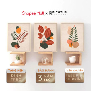 Tranh treo tường SET3 của REICHTUM - Decor phòng ngủ/ Tráng gương/ Chất vải bền bỉ