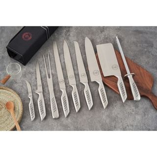 Bộ dao nhà bếp cao cấp, bộ dao 9 món của Ý, dao nhà bếp tiện lợi, hàng cao cấp