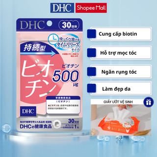 Biotin DHC Nhật Bản gói 30 ngày dùng giúp tóc mọc nhanh và chắc khỏe, giảm tình trạng gãy rụng