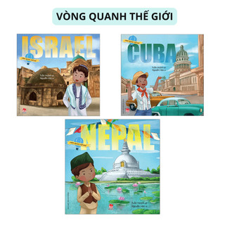 Sách - vòng quanh thế giới - nepal - cuba - israel - nxb kim đồng