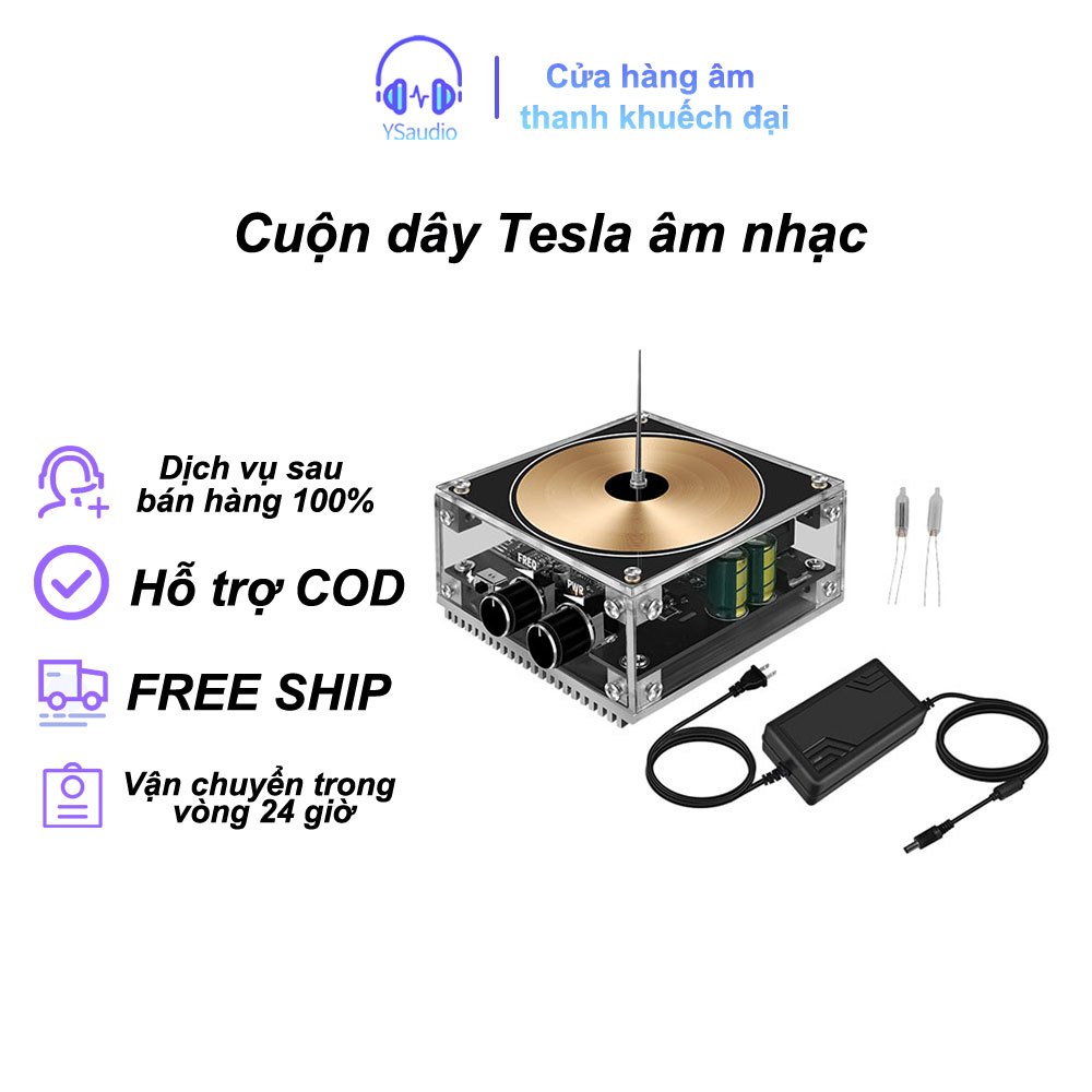 【Việt Nam gửi】Đồ Chơi Khoa Học Hình Bàn Tay Tesla Có Nhạc Bluetooth Và Đèn Flash Dài 10CM Tesla
