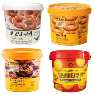 Bánh Quy Xô vị Bơ, Dừa, Chocochip, Bơ Đậu Phộng No Brand Hàn Quốc 400g