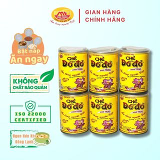 Chè Đỗ Đỏ Minh Trung lốc 6 lon - CHEDODO 6