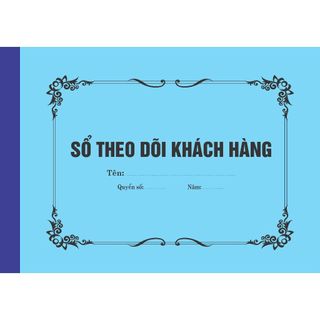 Sổ theo dõi khách hàng spa, thẩm mỹ viện, nha khoa...