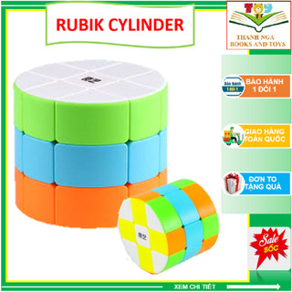 Rubik Cylinder 3x3 - Rubik Biến Thể Hình Trụ Tròn (RB011)