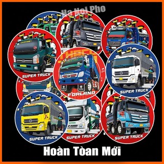 Set 15 tem nhỏ xe tải dongfeng, tmt, thaco auman, thaco ollin, xe ben forland, kamaz
