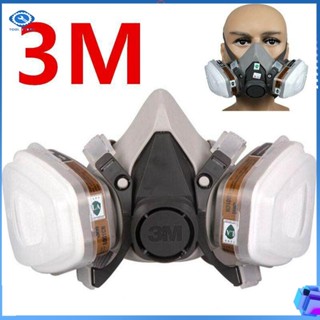 Mặt Nạ Chống Độc 3M 6200 (phun thuốc trừ sâu, phun sơn, chống khói bụi mịn và hóa chất)