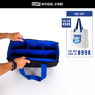  Túi chia ngăn giữ form túi tote NUEN vải nỉ đựng đồ dùng mỹ phẩm đi du lịch dành cho túi tote 